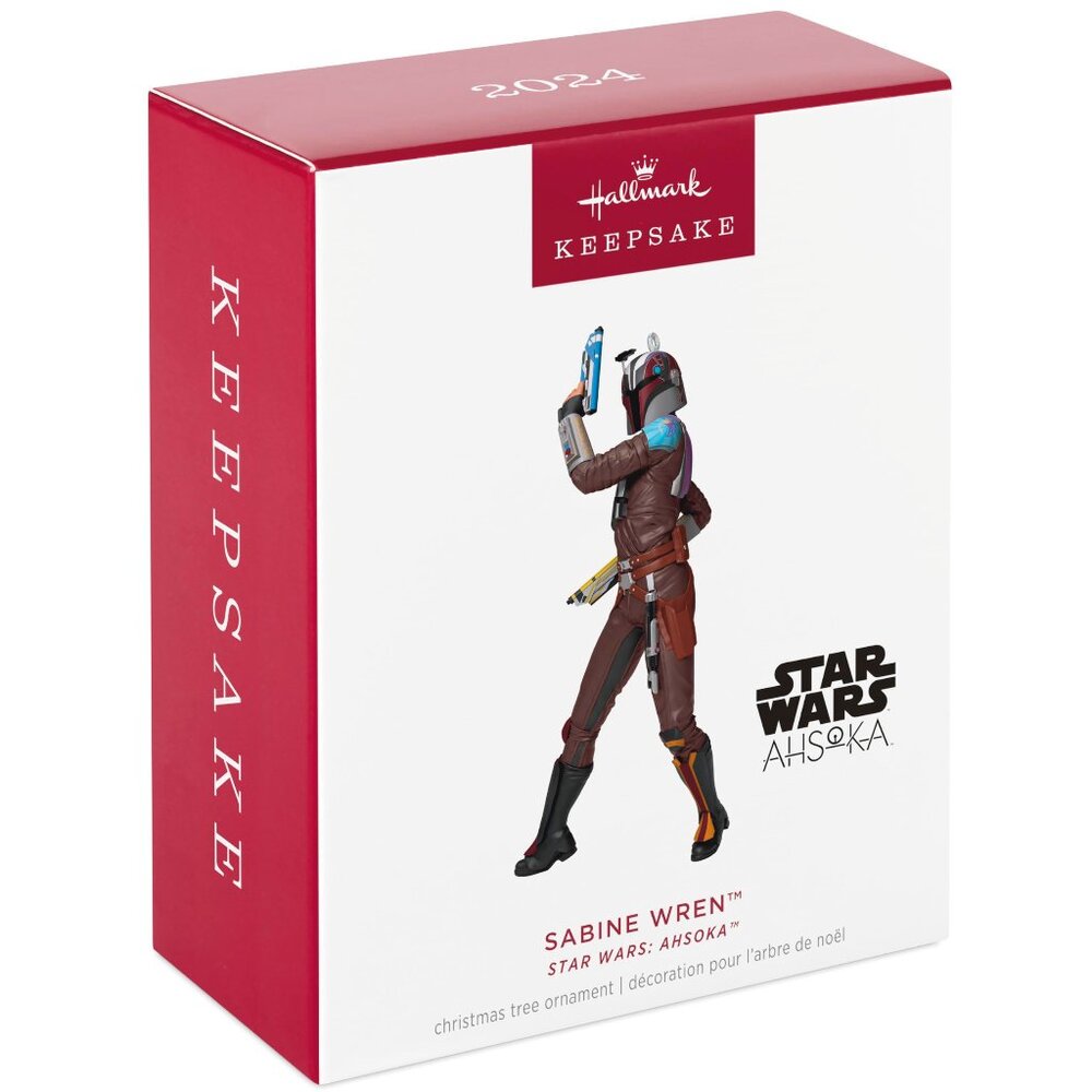 New! Star Wars Sabine Wren Hallmark Keepsake Ornament 2024 Ahsoka Mandalorian
